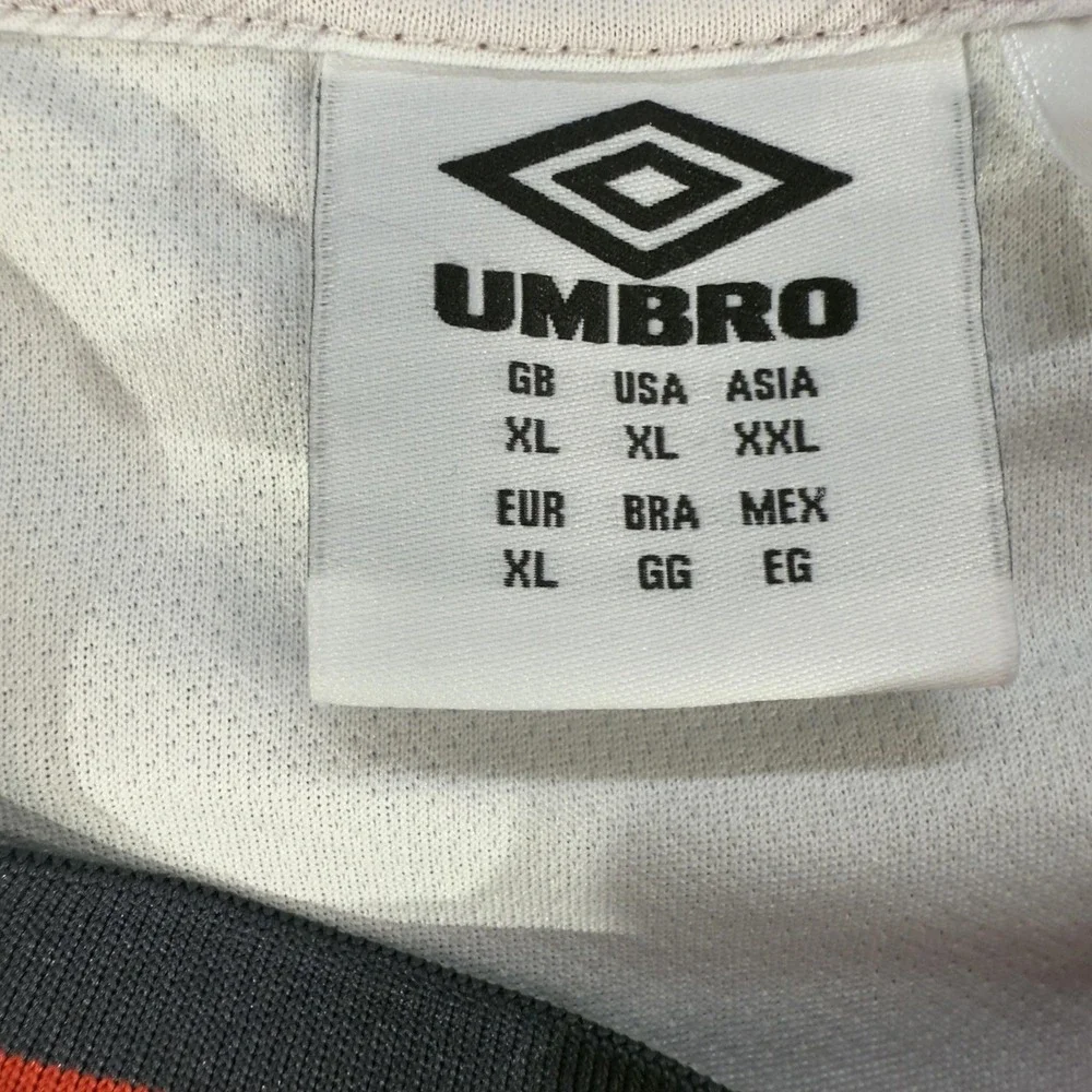 USA Jersey Mens XL White Soccer Umbro Geometric Pattern Short Sleeve Shirt